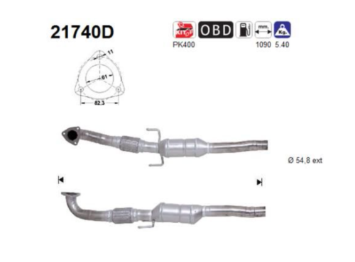 NEU Dieselkatalysator Opel Signum CC Vectra C 3.0 v6 CTDI 130 KW 177 PS 5854238