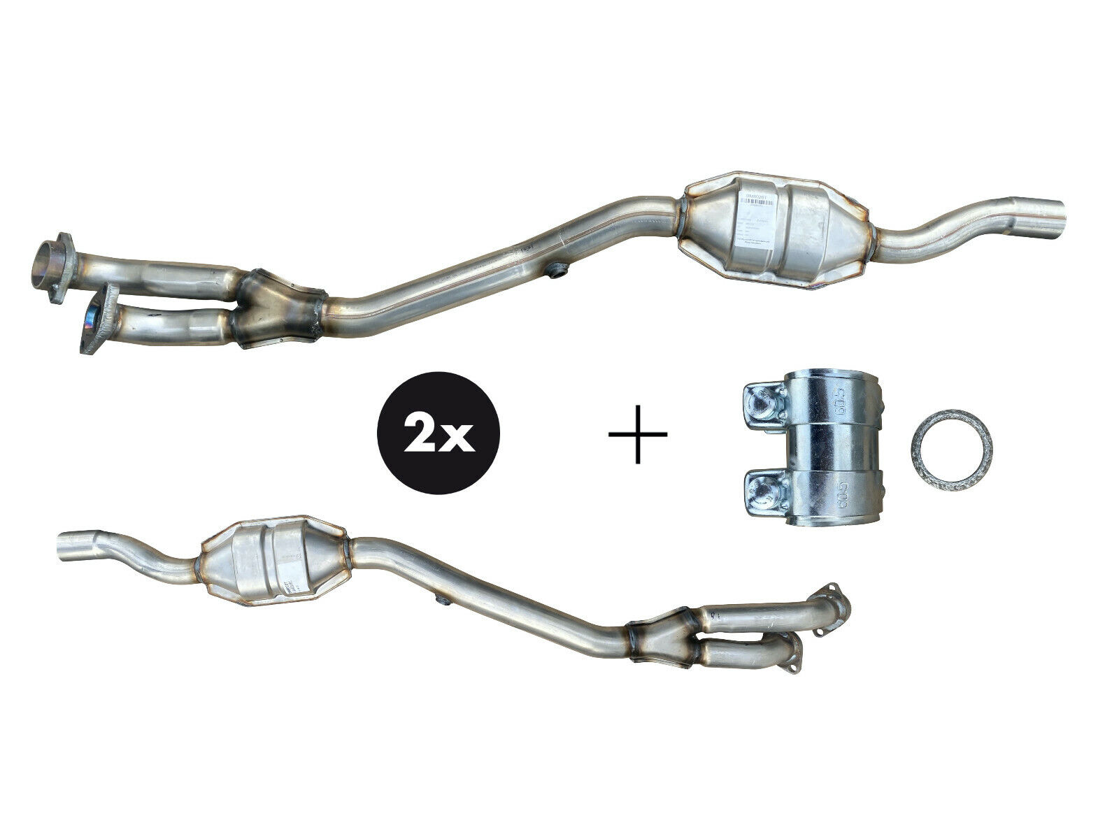2x NEUE Katalysatoren links + rechts BMW 5er 535i 540i 730i 735i E38 E39